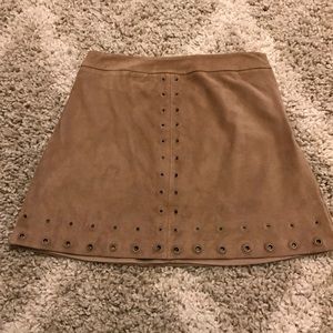 Express Suede Skirt